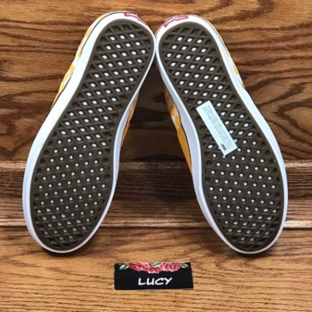 Vans Comfycush Authentic‎ Checker Zinnia True White Shoes